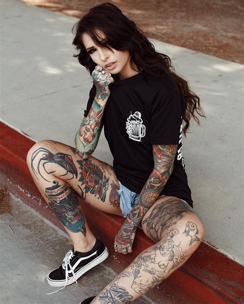 Here at Babes from Hell we'r proud to present Hot Girls with tattoo and sexy piercing photos collection. We have lots different models with tattoo and hot pornstars piercing pics. At our site we collected the best sexy tattoo photos - hot babes with piercing - erotic photos of fully tattooed bodies